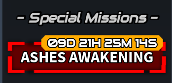 Ashes Awakening special missions banner